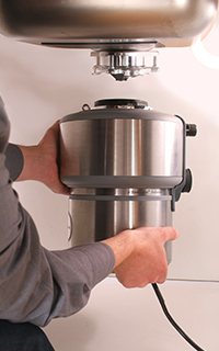 garbage disposal installation